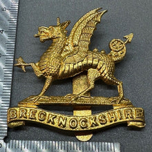 Load image into Gallery viewer, Brecknockshire Regiment - Genuine British Army Cap Badge
