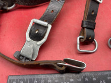 Load image into Gallery viewer, Original Post WW2 German Army Y-Straps in Leather with Metal Fittings
