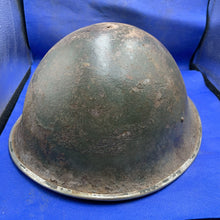 Load image into Gallery viewer, Original WW2 British/Canadian Army Mk3 Combat Helmet
