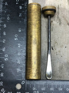 Original WW1 British Army SMLE Enfield Brass Oil Bottle - P-H Maker Marked - The Militaria Shop