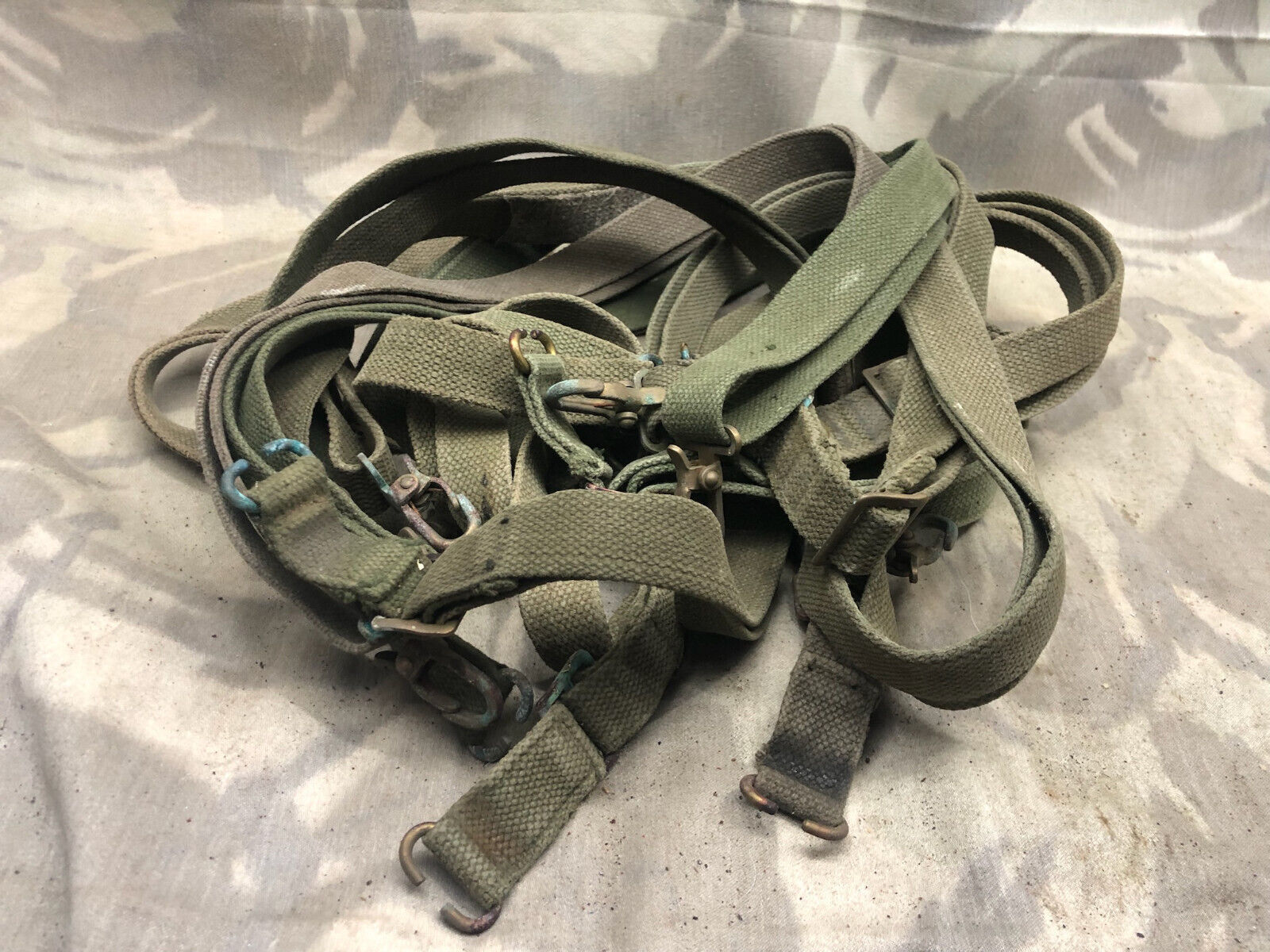Genuine British Army Sten / Sterling Sling - 37 Patt WW2 Onwards - Used Original - The Militaria Shop