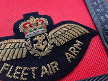 Load image into Gallery viewer, British Army Bullion Embroidered Blazer Badge - Fleet Air Arm
