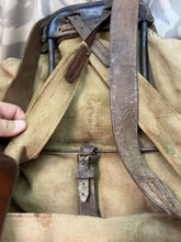 Load image into Gallery viewer, Original WW1 / WW2 French Army Mountain Troops Rucksack / Bergen, Artillery ?
