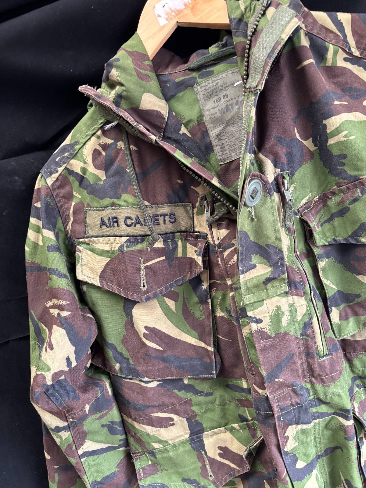 British Army DPM Camouflaged jacket Smock Windproof -Size 160/88 - The Militaria Shop