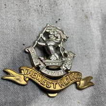 Load image into Gallery viewer, Original WW2 British Army The West Riding Regiment Cap Badge
