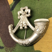 Load image into Gallery viewer, British Army Light Infantry Cap Badge / Brooch - The Militaria Shop
