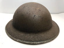 Charger l&#39;image dans la galerie, Original WW2 British Army Textured Camouflage Painted Mk2 Brodie Helmet
