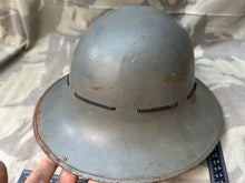 Load image into Gallery viewer, Original WW2 British Home Front Civil Defence Civillian Zuckerman Helmet
