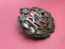 Load image into Gallery viewer, Original WW2 British Royal Air Force RAF Kings Crown Cap Badge
