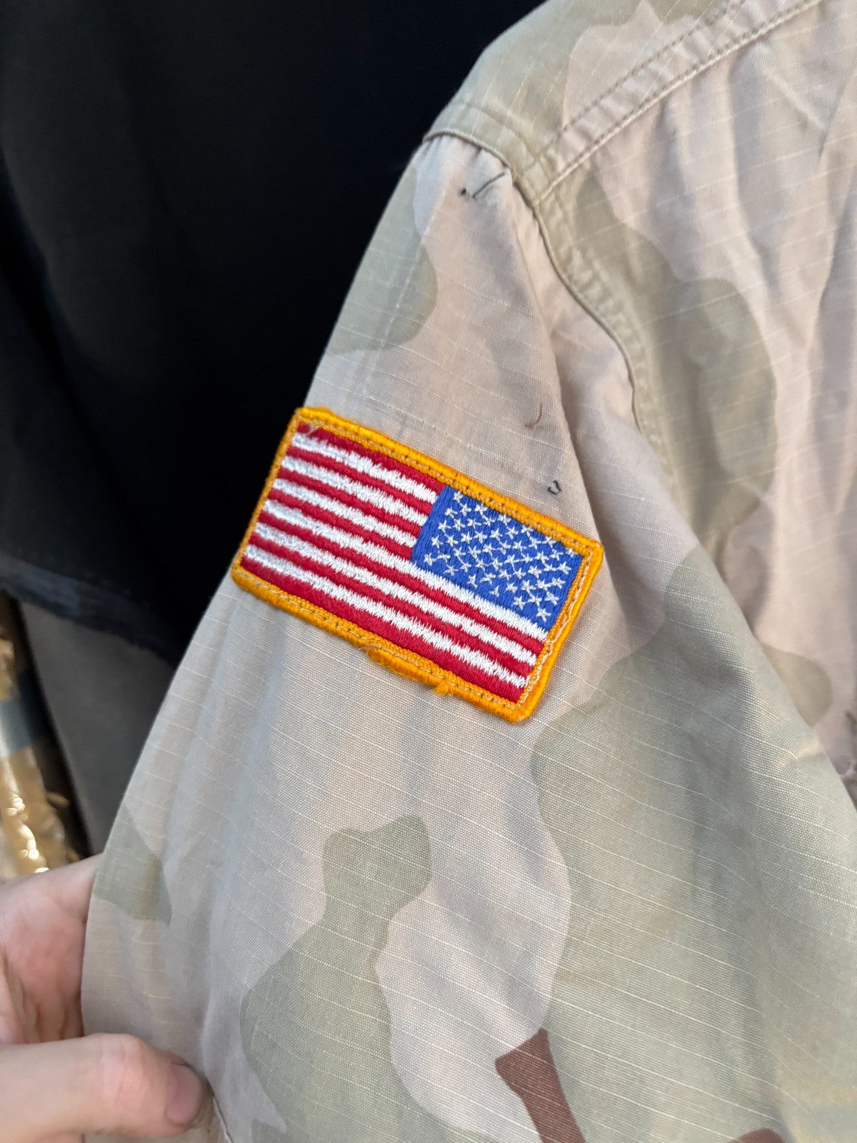 Gulf War US Army DCU Camouflaged Combat Field Coat/Jacket - Small/Regular - The Militaria Shop