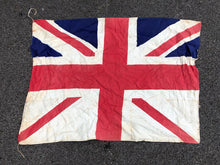 Load image into Gallery viewer, Original WW2 British Union Jack Flag  - Craft Paper Parts - 107cm x 78cm
