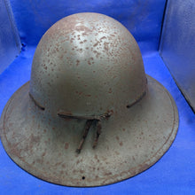 Charger l&#39;image dans la galerie, Genuine British Home Front Civillian Zuckerman Helmet WW2 Issue 1941 Dated
