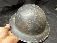 Load image into Gallery viewer, Original WW2 British Civil Defence Home Front Mk2 Brodie Helmet
