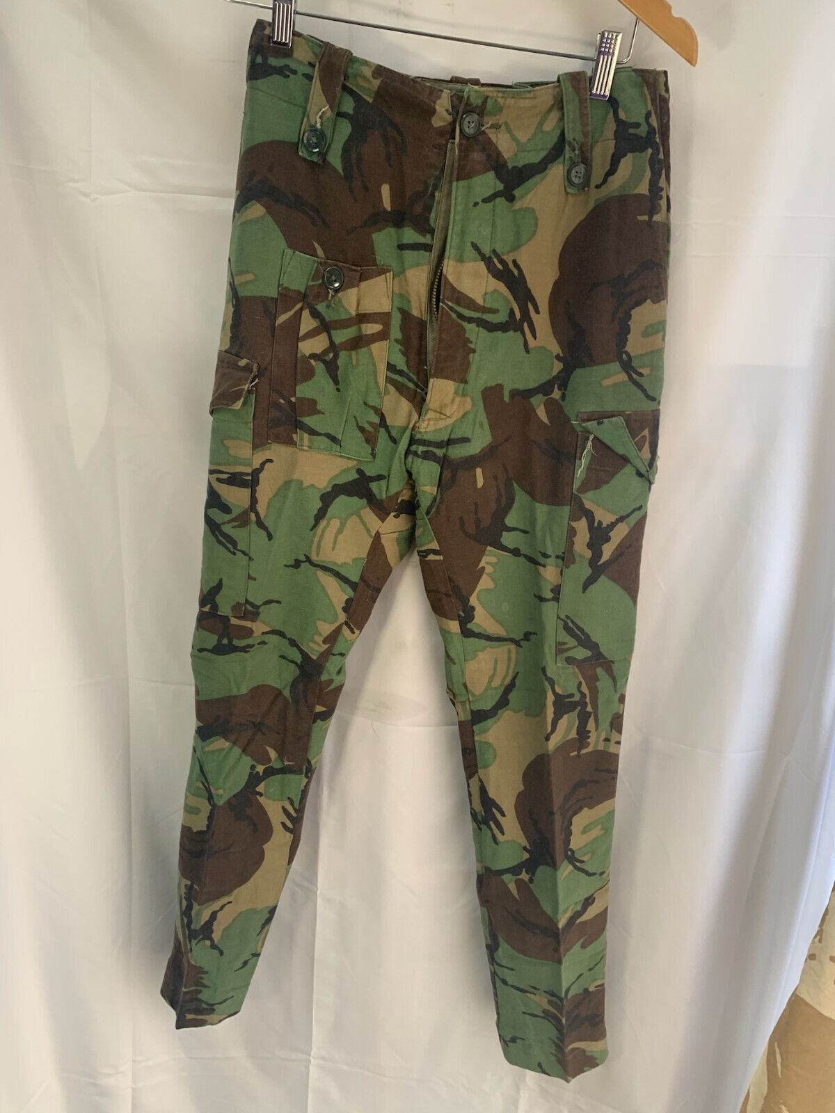 Genuine British Army 68 Pattern DPM Jungle Camouflaged Trousers - Size 29" Waist - The Militaria Shop