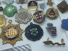 Charger l&#39;image dans la galerie, Original Large Group of Enamel Badges, Pins, Medals &amp; Medallions
