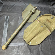 Load image into Gallery viewer, Original US Army WW2 M-1943 Entrenching Tool &amp; Cover Set - 1944 Dated
