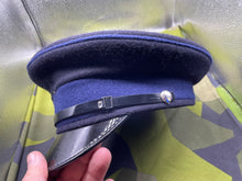 Load image into Gallery viewer, Original British Army Queens Dragoon Guards Peaked Cap - Size 57cm - The Militaria Shop
