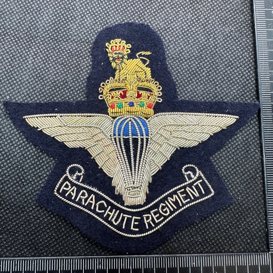 British Army Bullion Embroidered Blazer Badge - Airborne Parachute Regiment