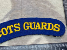 Load image into Gallery viewer, British Army - Scots Guards Regiment Shoulder Title
