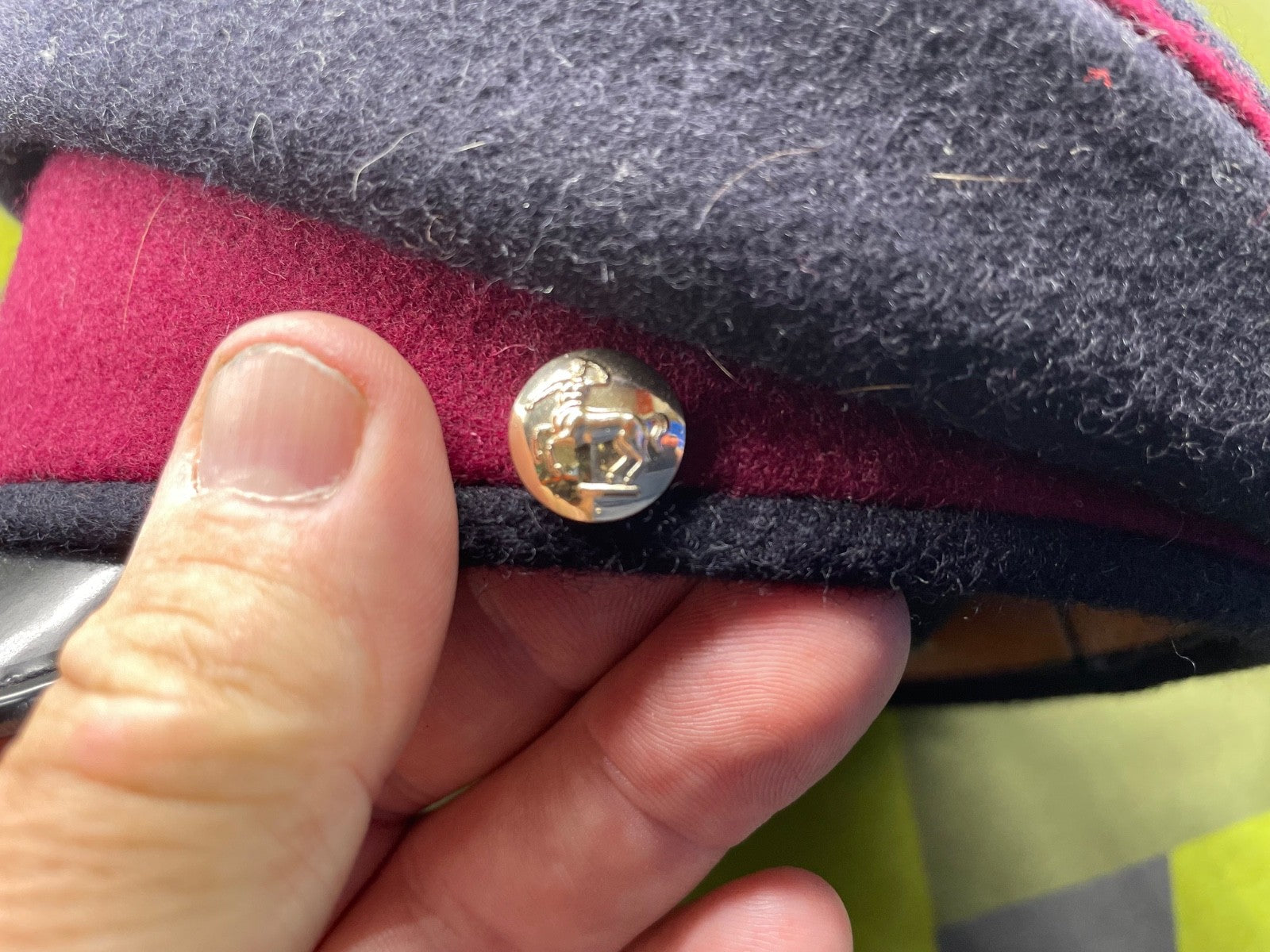 Original British Army Woman's Army Veterinary Corps Cap - Size 54cm - The Militaria Shop