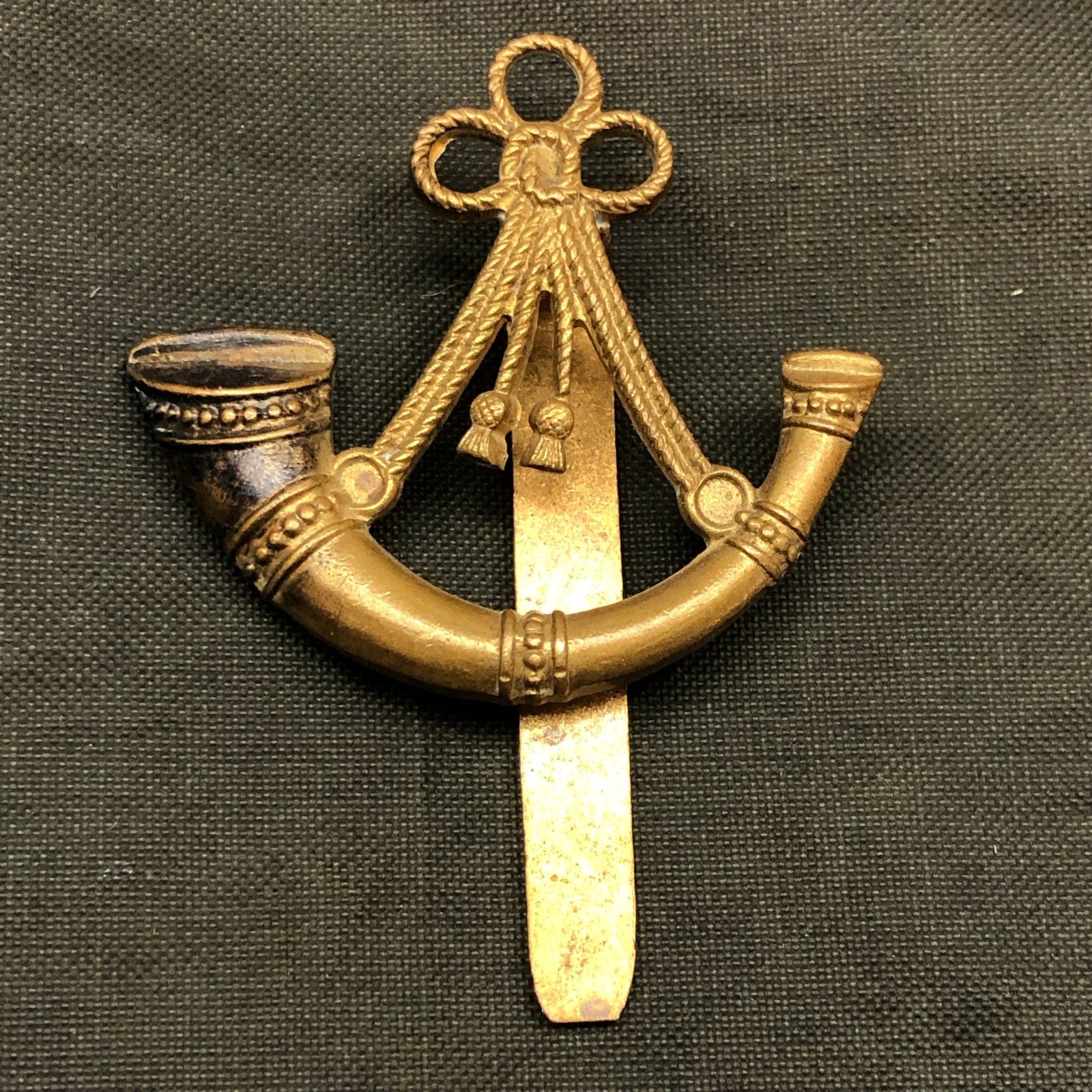 Original British Army Cap/Beret Badge - Light Infantry - The Militaria Shop