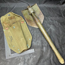 Load image into Gallery viewer, Original US Army WW2 M-1943 Entrenching Tool &amp; Cover Set
