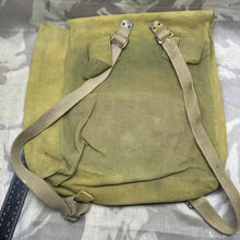 Load image into Gallery viewer, Original WW2 British Army Large Pack &amp; Straps - 37 Pattern Webbing
