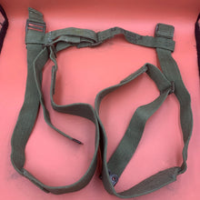 Load image into Gallery viewer, Original WW2 Dated British Army 44 Pattern Shoulder Strap Complete Set
