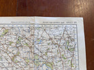 Original WW2 British Army GSGS OS Map Great Britain - Shrewsbury & Welshpool - The Militaria Shop