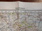 Original WW2 British Army GSGS OS Map of England - Hastings - The Militaria Shop