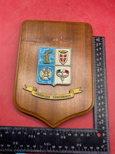 Load image into Gallery viewer, Original Italian Army - 5th Division Carabinieri Wall Plaque
