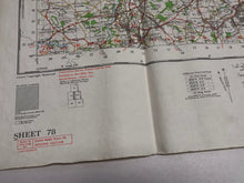 Lade das Bild in den Galerie-Viewer, Original British Army GSGS Map - Newcastle Upon Tyne
