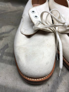 Genuine British Army Women's White Summer Shoes - WW2 Pattern - Size UK 5 L - The Militaria Shop