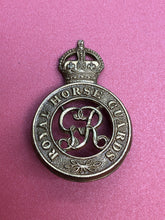 Load image into Gallery viewer, Original WW1 British Army Cap Badge - Royal Horse Guards - George V Kings Crown
