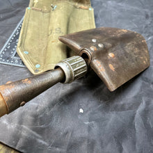 Load image into Gallery viewer, Original US Army WW2 M-1943 Entrenching Tool &amp; Cover Set - 1944 Dated
