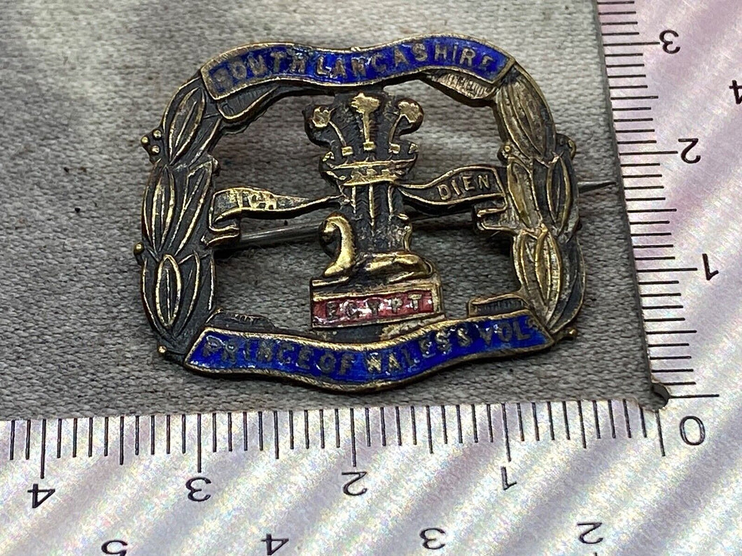 Original British Army South Lancashire Regiment Sweetheart Brooch