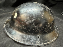 Load image into Gallery viewer, Original WW2 British Civil Defence Home Front Helmet &amp; Liner Set
