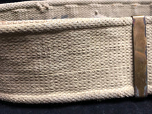 Load image into Gallery viewer, Original WW2 British Army 37 Pattern Combat Belt - 40&quot; Waist
