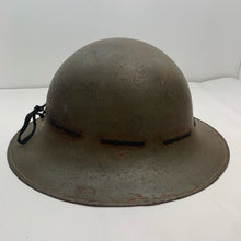 Charger l&#39;image dans la galerie, Original WW2 British Civil Defence Civillian Zuckerman Helmet 1941 Dated
