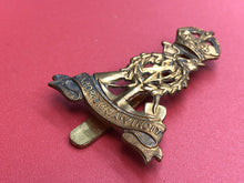 Load image into Gallery viewer, Original WW1/WW2 British Army Labour Corps Cap Badge Kings Crown
