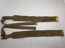 Charger l&#39;image dans la galerie, Original WW2 British Army L Strap 37 Pattern Set - Wartime Dated - Old Stock
