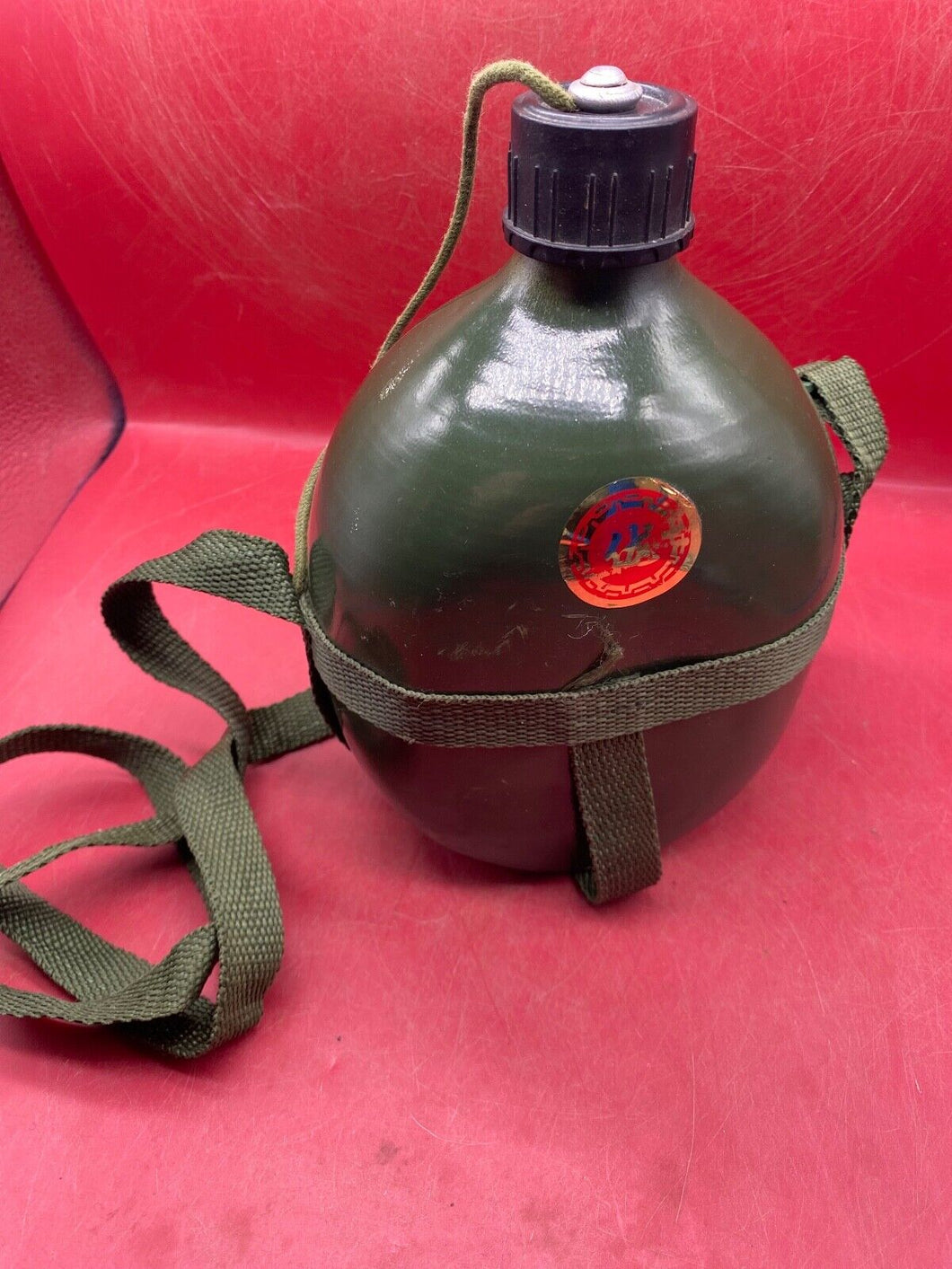 Interesting Chinese Army Waterbottle with Shoulder Strap