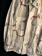 Gulf War US Army DCU Camouflaged Combat Field Coat/Jacket - Large/X-Long - The Militaria Shop