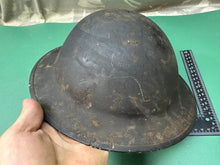 Load image into Gallery viewer, Original WW2 British Home Front Civil Defence Mk2 Brodie Helmet
