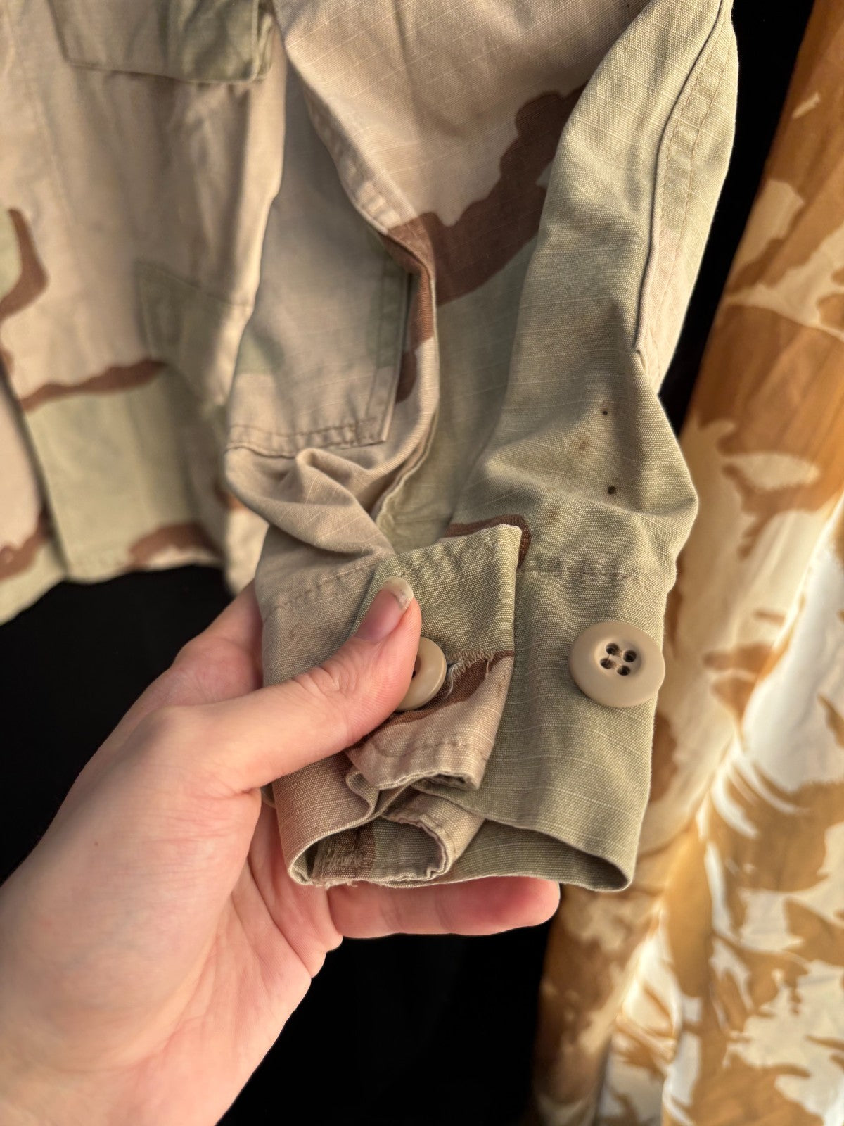 Gulf War US Army DCU Camouflaged Combat Field Coat/Jacket - Medium/Regular - The Militaria Shop