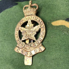 Genuine Canadian Army Brass Cap Badge - Royal Montreal Regiment - The Militaria Shop