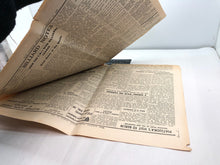 Lade das Bild in den Galerie-Viewer, Originales britisches Zeitungstrikot aus dem 2. Weltkrieg zur Besetzung der Kanalinseln – März 1941 
