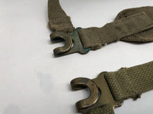 Load image into Gallery viewer, Original WW2 British Army 37 Pattern Canvass L Straps Set
