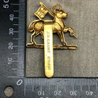 Original British Army Queen's Royal Regiment (West Surrey) Cap Badge - The Militaria Shop