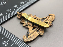 Load image into Gallery viewer, Original WW2 British Army Royal Artillery Small Beret / Cap Badge
